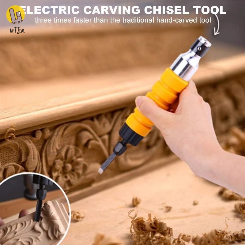Bộ dụng cụ điêu khắc/ đục gỗ bằng điện chuyên dụng