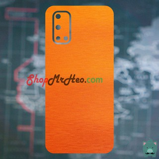 Skin Dán Mặt Sau Lưng Vân Nhôm Realme Q2 - Realme Q2 Pro