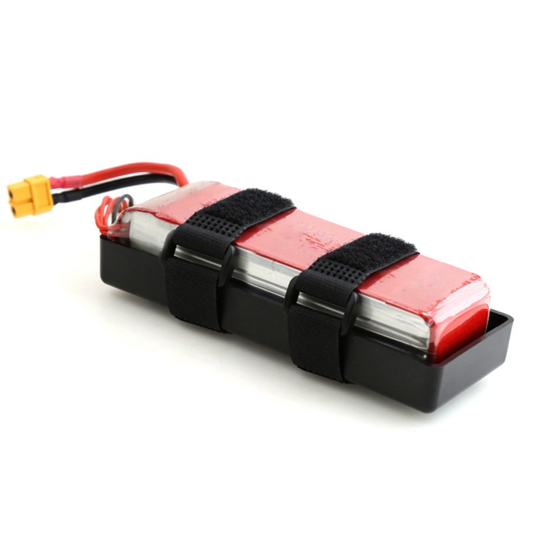 2 Bộ Khay đựng pin bằng nhựa RC Giá đỡ hộp pin cho 1 '8 1 '10 Axial SCX10 Traxxas TRX4 D90 RC Crawler Car Parts