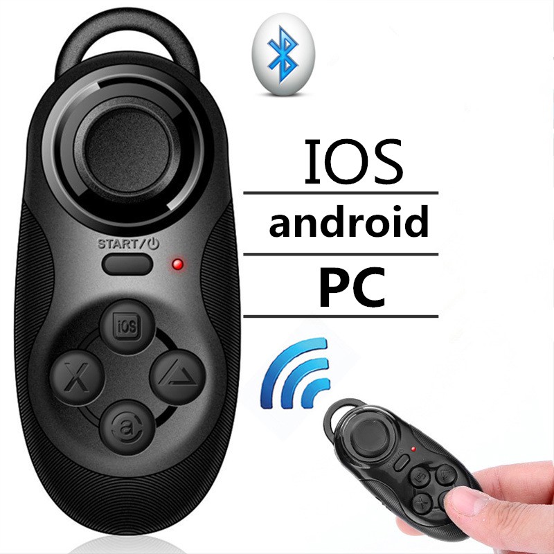 Tay Cầm Điều Khiển Chơi Game Bluetooth Mini Cho VR PC Điện Thoại