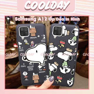 [SAMSUNG] ỐP LƯNG KING SNOOPY DẺO ĐEN CHO SAMSUNG GALAXY A12 CHỐNG TRẦY XƯỚC TỐT