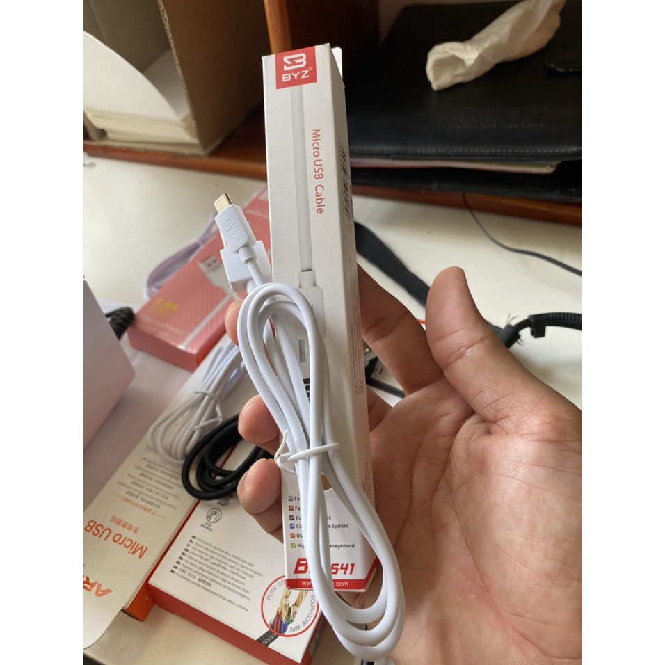Cáo Sạc Nhanh Dùng Cho Các Dòng Diện Thoại Sasung/Oppo/Vio - Dây Cáp Sạc Micro USB Dài 1M Cho Điện Thoại Android, Giá Rẻ