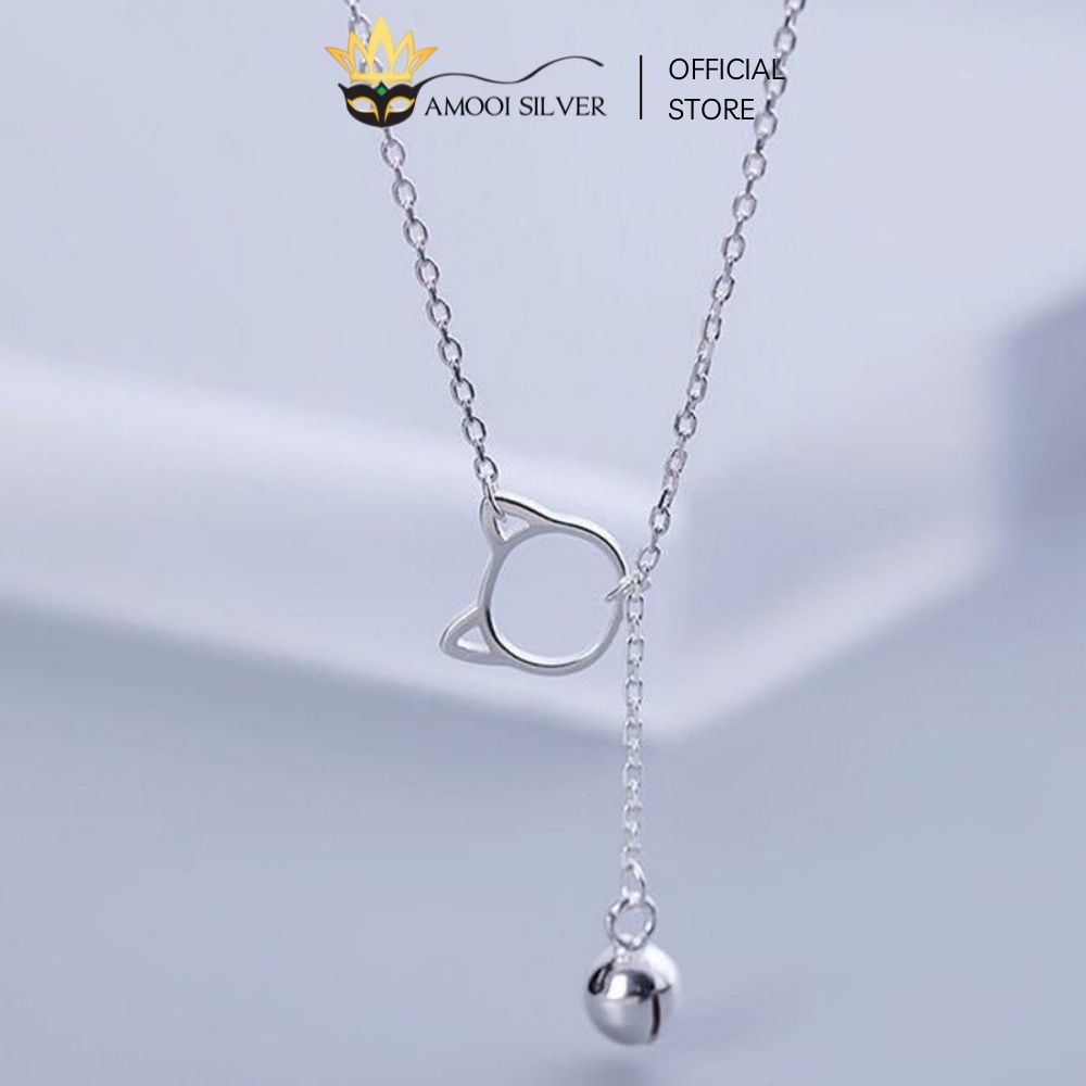 Dây chuyền bạc S925 mèo chuông - Amooi Silver AD132
