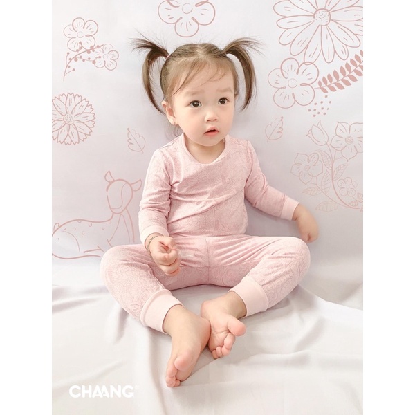 Chaang Bộ dài cúc vai Jungle nhiều màu cho bé AW2021D15