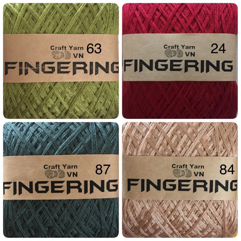 Sợi Cotton Bóng 100gr (ib chọn màu)
