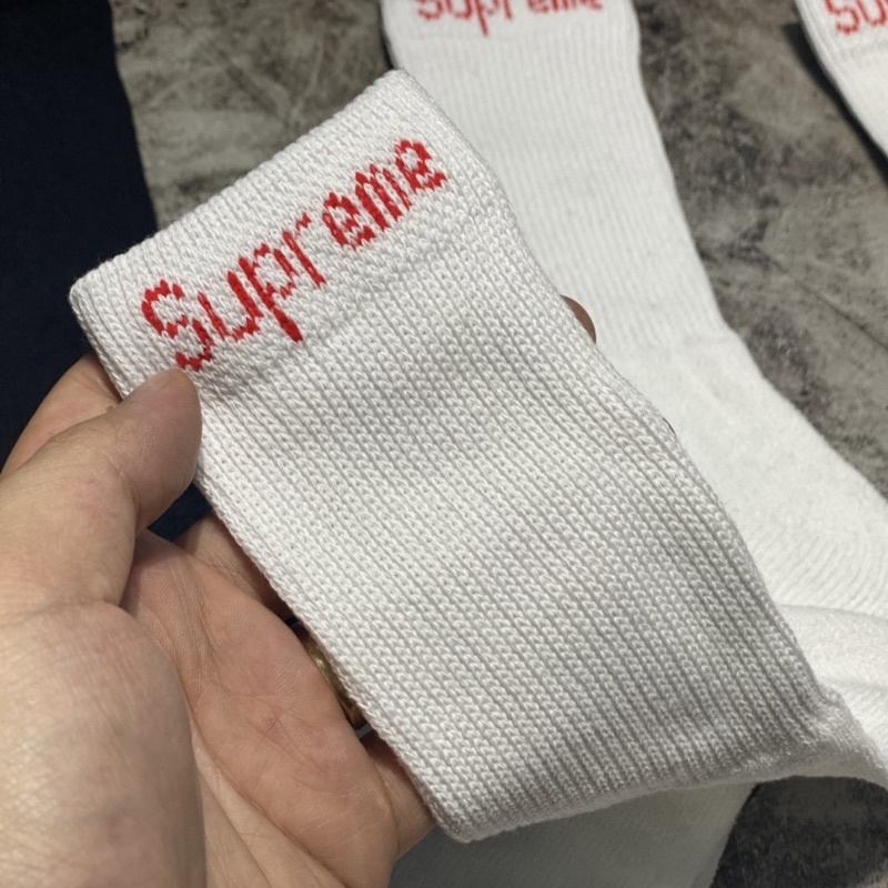 Tất Vớ Thể Thao SUPREME Cao Cấp,Chất liệu Cotton 4 Chiều Dày Dặn,Mền Mại,Freesize