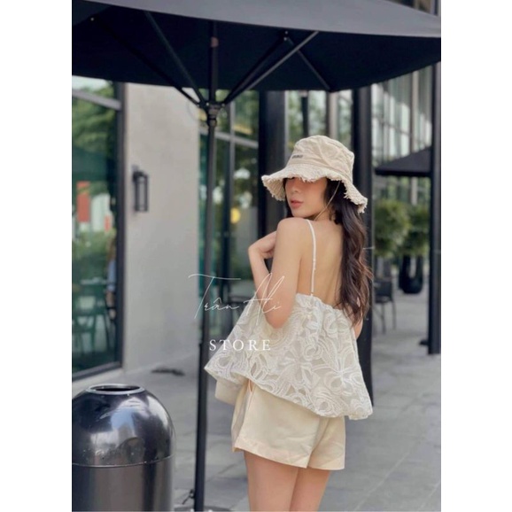 🌸🌸Áo 2s ren hở lưng chanh xả❤❤