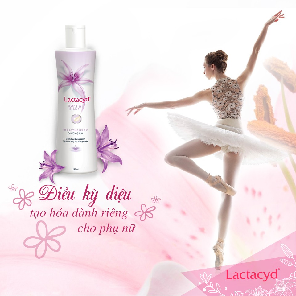 Dung Dịch Vệ Sinh Lactacyd  Soft &amp; Silky 150ml/250ml