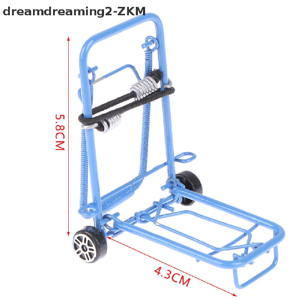 Mô Hình Xe Kéo Gấp Gọn Tỉ Lệ 1: 12 Dùng Trang Trí Tiểu Cảnh / Nhà Búp Bê