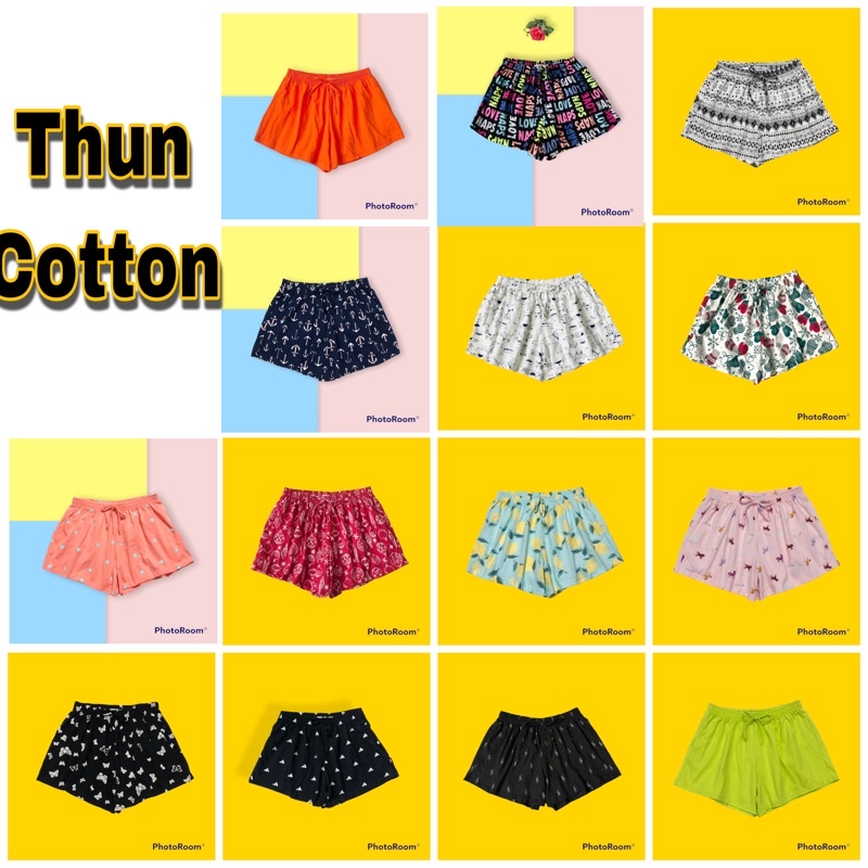 Quần ngủ nữ chất cotton cực xinh SEVEN