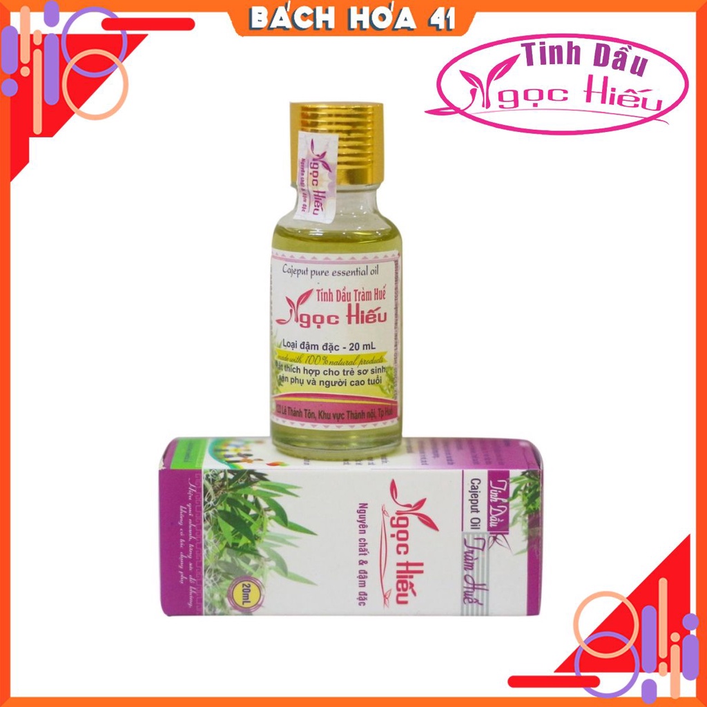 Tinh dầu Tràm nguyên chất 100% (20ml) - Tinh dầu Ngọc Hiếu