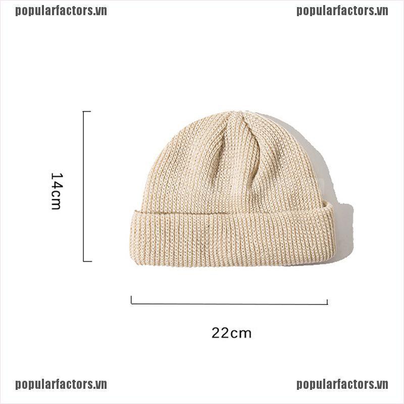 Mũ beanie Trơn Giữ Ấm Mùa Đông Thời Trang Cho Nam Nữ