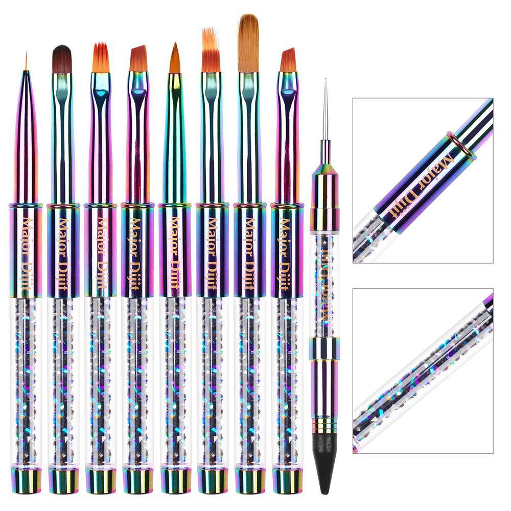 Cọ Vẽ Móng Tay Acrylic Chuyên Nghiệp Màu Gradient