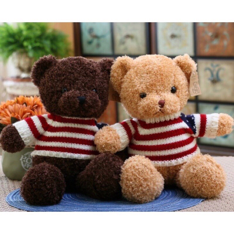 Gấu Bông Teddy Head Tales Nhồi Gòn Cao Cấp Memon - Đồ chơi Hải Minh