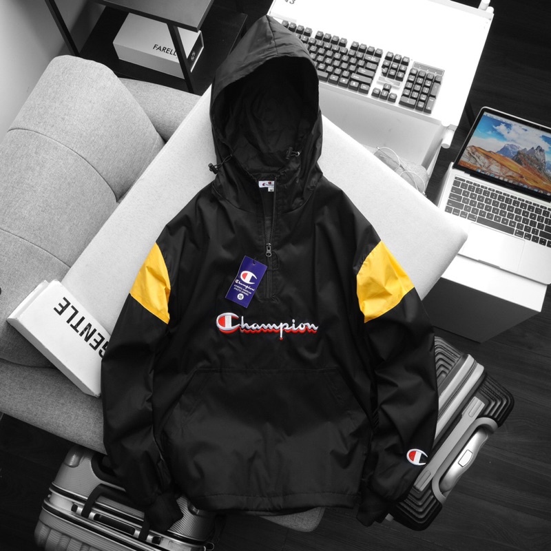 Áo khoác dù  nam nữ Cham pi on