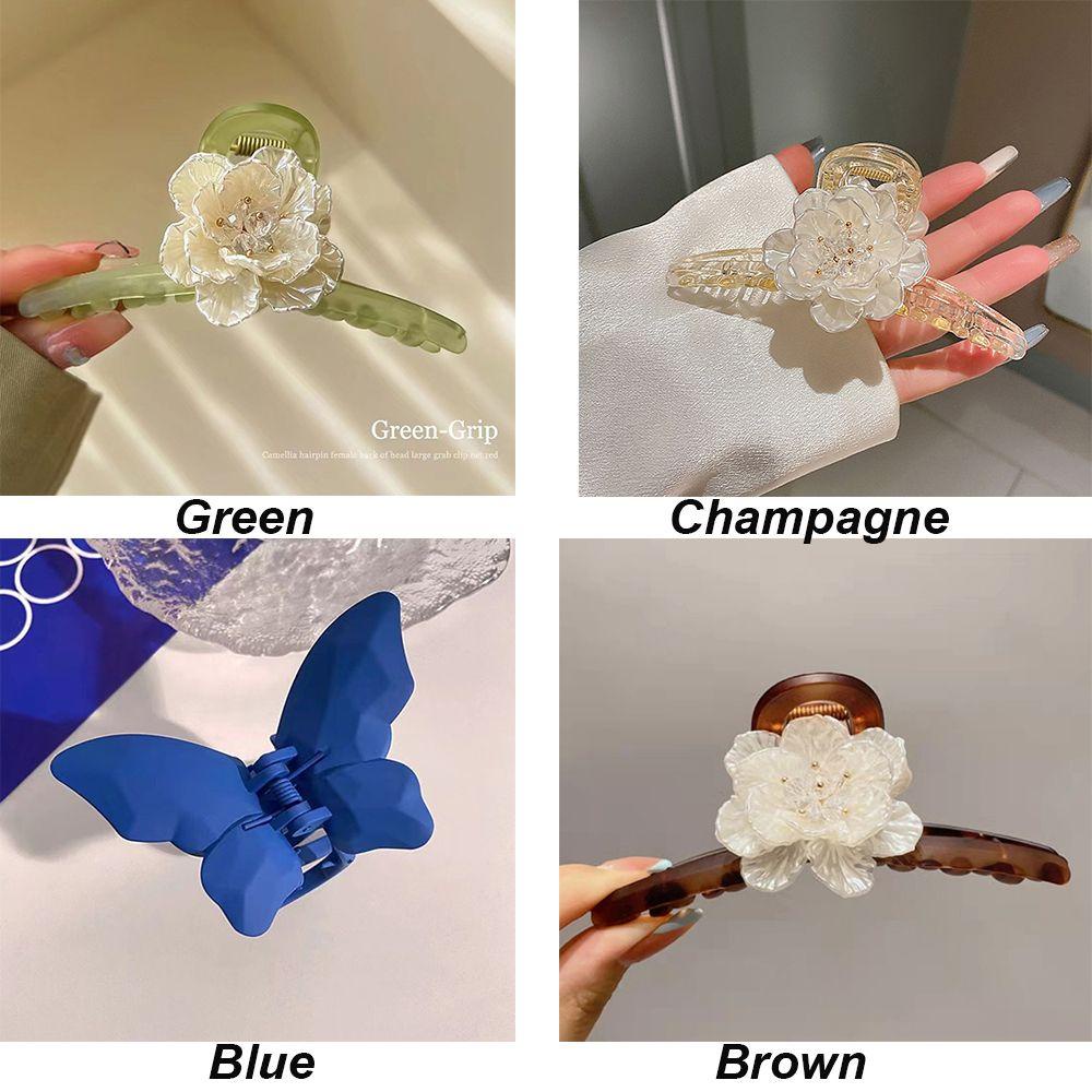 Kẹp Bắt Cá Mập Bằng Acrylic Chống Trượt Thiết Kế Thanh Lịch Cho Nữ OSIER1