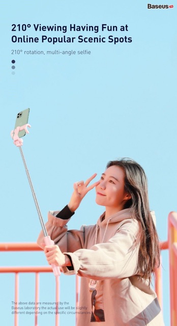 Gậy tự sướng tích hợp Tripod chân xếp gọn Baseus Lovely | BigBuy360 - bigbuy360.vn