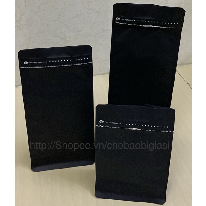 {1kg/size/màu} Túi zipper 8 cạnh màu đen/ màu trắng có sẵn 3 size hàng đẹp (SP y hình)