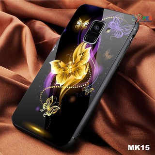 Ốp lưng Samsung Galaxy A8 2018 in 3D hình hoa văn cực đẹp