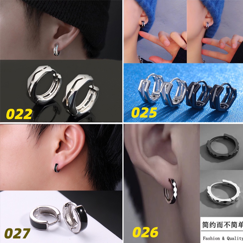 Khuyên Tai Hình Tròn Nhiều Lớp Phong Cách Hip Hop Mới Cho Nam Và Nữ