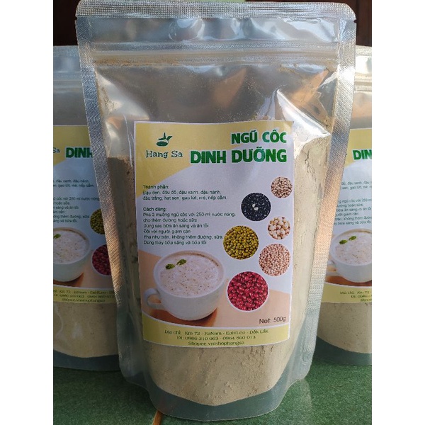 Bột ngũ cốc dinh dưỡng 9 loại hạt 500g ( Hỗ trợ giảm cân, tăng size vòng 1)