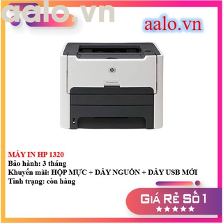MÁY IN HP 1320 - KÈM HỘP MỰC , DÂY NGUỒN , DÂY USB MỚI - AALO.VN