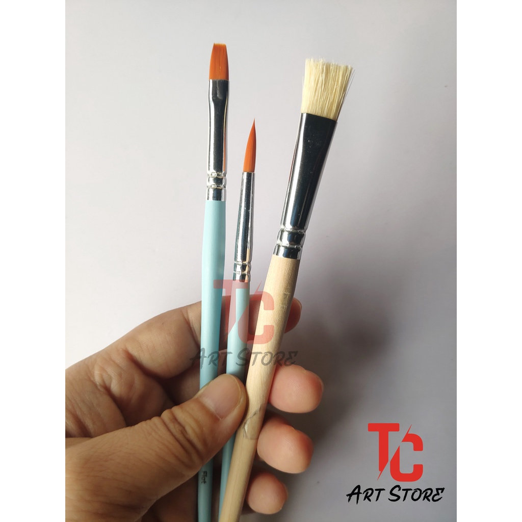 Bộ 3 Cọ Vẽ ACRYLIC, NƯỚC, GOUACHE Mont Marte - BMHS0041