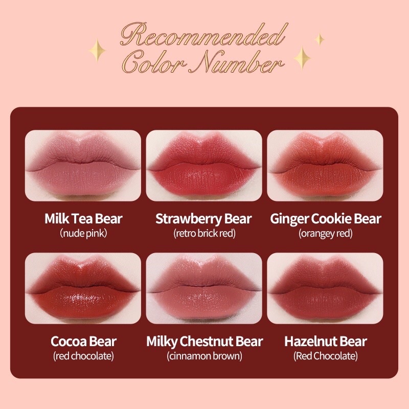 Son FLOWER KNOWS x BACIO BOUQUET màu lì, lâu trôi, thiết kế vỏ ngoài đáng yêu