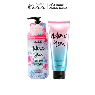 Combo Sữa tắm & Sữa dưỡng Hương Nước Hoa Malissa Kiss - Hương Adore You 350ml