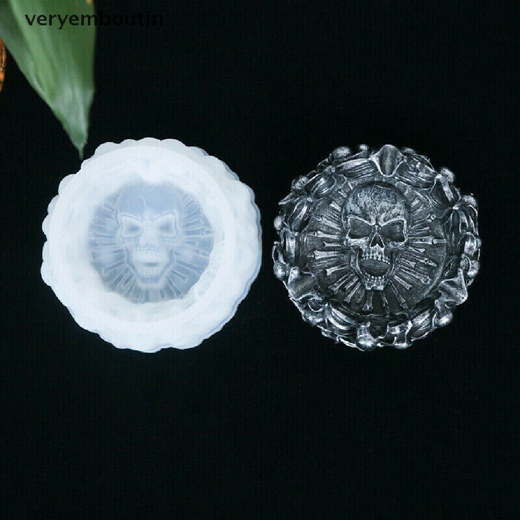 in Skull Silicone Ashtray Mold Resin Making Candle Holder Mould Casting Epoxy Craft n