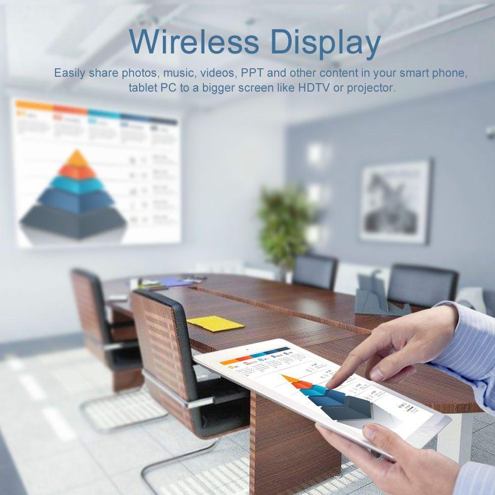 BTLIMER Thiết Bị Nhận Tín Hiệu Màn Hình Anycast M9 Plus DLNA Không Dây Kết Nối Wifi Miracast 1080P