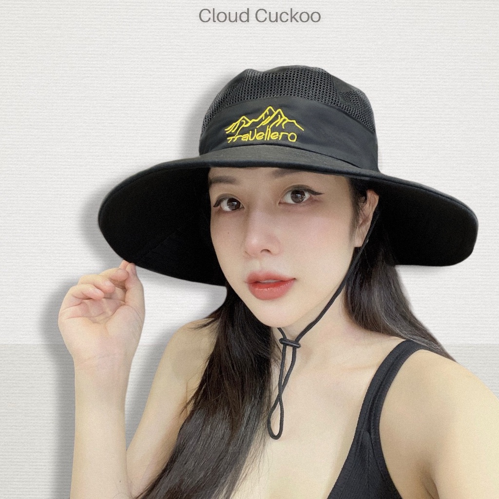 Mũ Bucket Ngư Dân Có Dây Đeo Phù Hợp Che Nắng Mưa Hay Đi Dã Ngoại Camping Cắm Trại- Mã Số: MBK8173