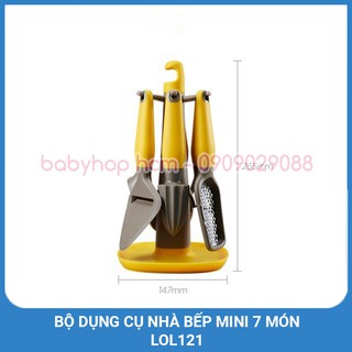Bộ dụng cụ nhà bếp mini 7 món lock&lock lol121