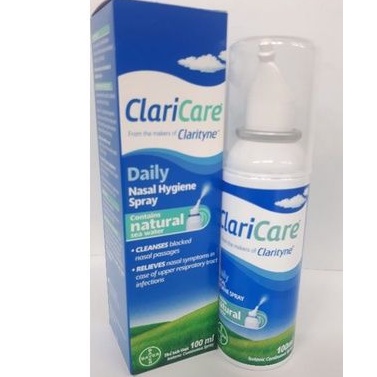 Xịt vệ sinh Mũi hàng ngày ClariCare: 100ml