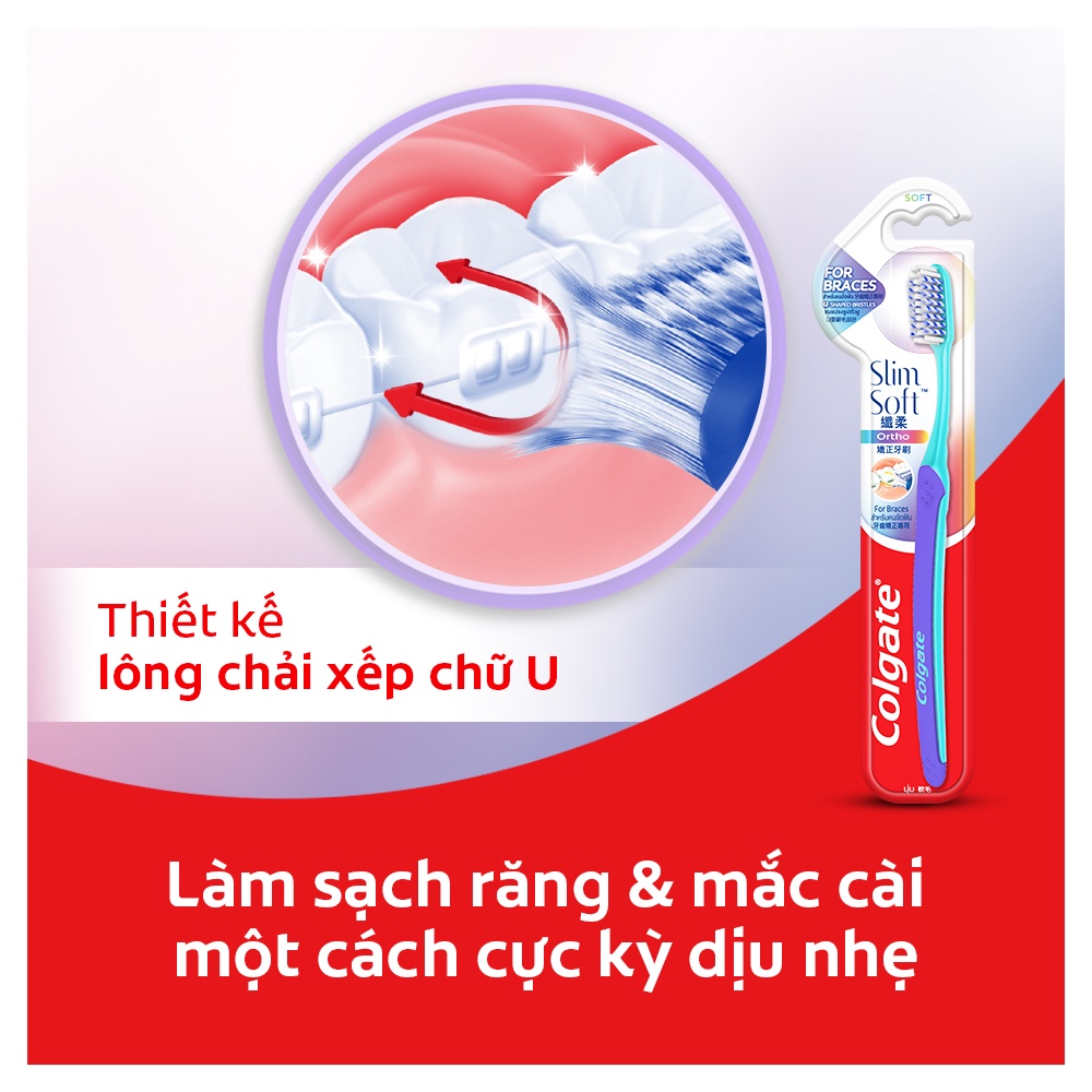 Combo Tăm nước Colgate và bàn chải + nước súc miệng Ortho
