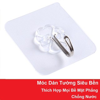 Móc Dán Tường Chịu Lực Bền Đẹp Móc Dính Tường Siêu Chắc Tiện Lợi , Phù Hợp Mọi Bề Mặt Phẳng
