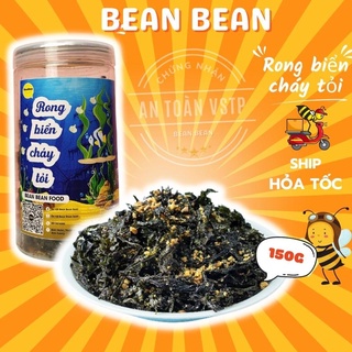 Rong biển cháy tỏi 150g, Rong biển khô Bean Bean vị tỏi thơm lừng, giòn tan ăn là nghiện