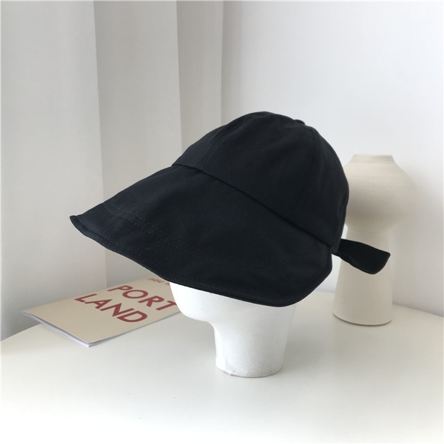 Nón Tai Bèo Vành Rộng Đính Nơ Xinh Xắn Cho Nữ