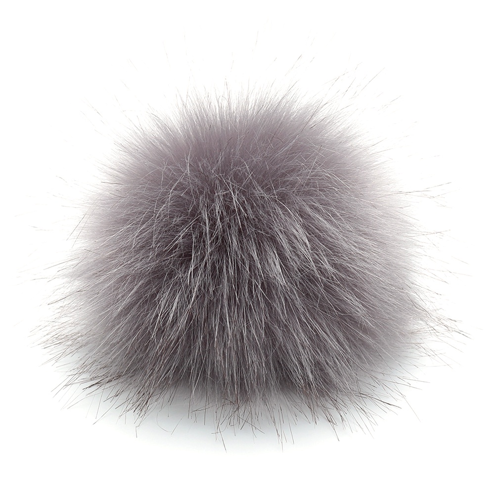 Quả Cầu Lông Xù Nhân Tạo Kích Thước 12cm Dùng Để Trang Trí Túi Xách / Giày / Nón / Túi Xách