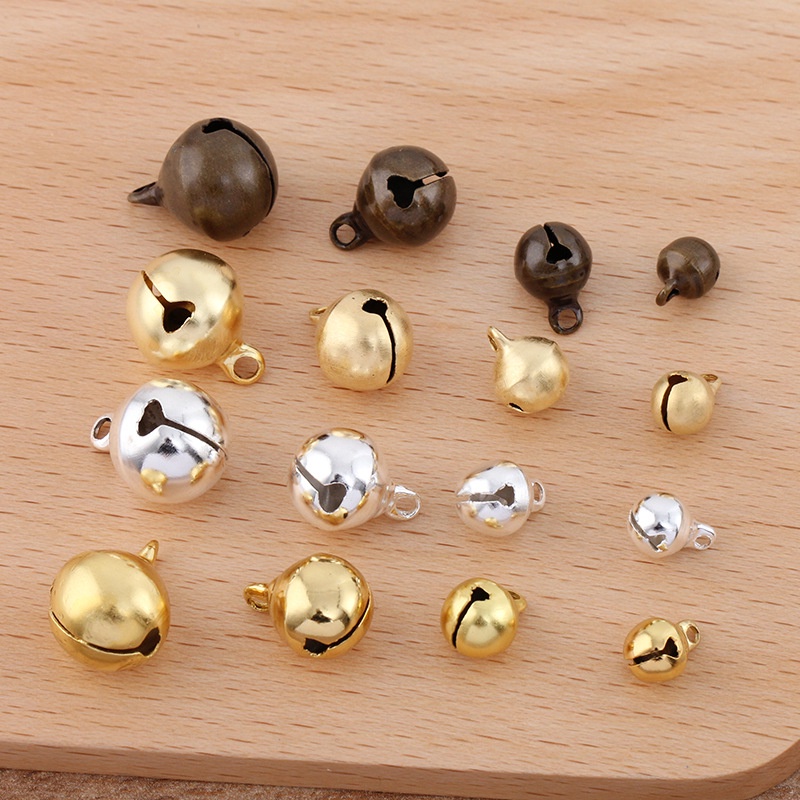 5-10 chuông treo 6mm đến 10mm nguyên liệu làm trâm làm trang sức cổ trang cosplay cổ phục có màu KC
