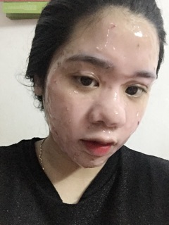mask cherry anh đào - mặt nạ thạch