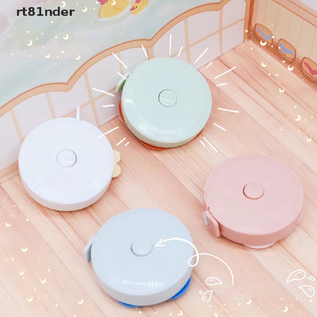 Rt Thước Dây Da Mềm Mini Di Động Đo Chiều Cao / Mông / Eo Có Thể Thu Gọn Cho Trẻ Em n