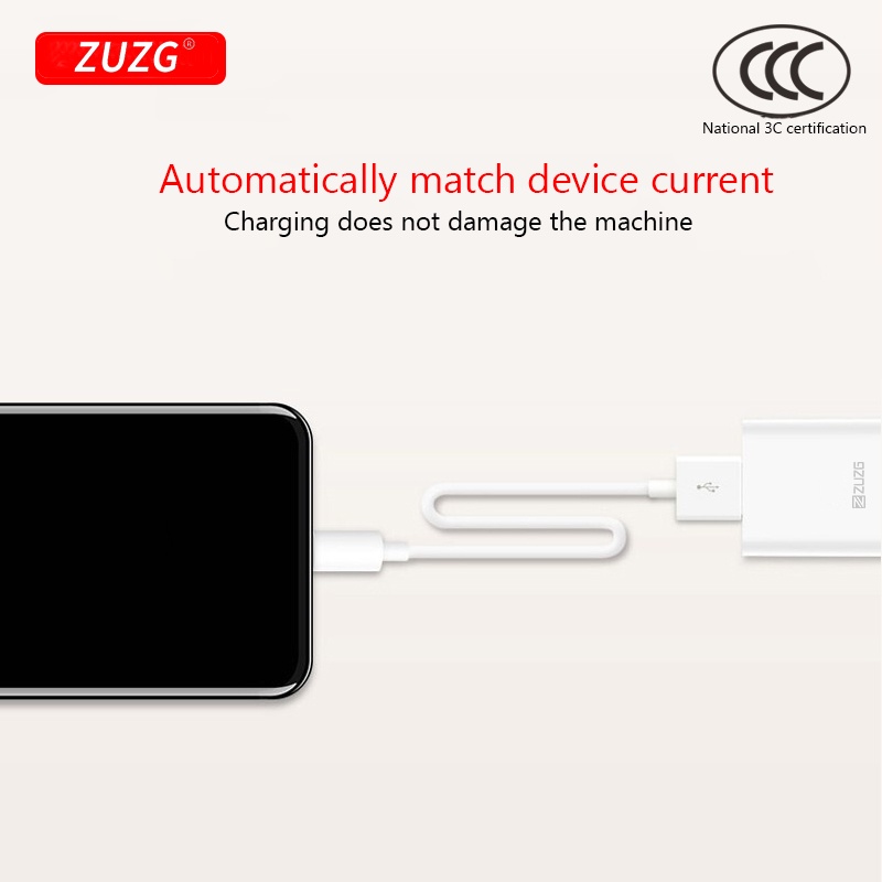 Củ sạc nhanh 10W tiêu chuẩn châu âu ZUZG 3C UC02