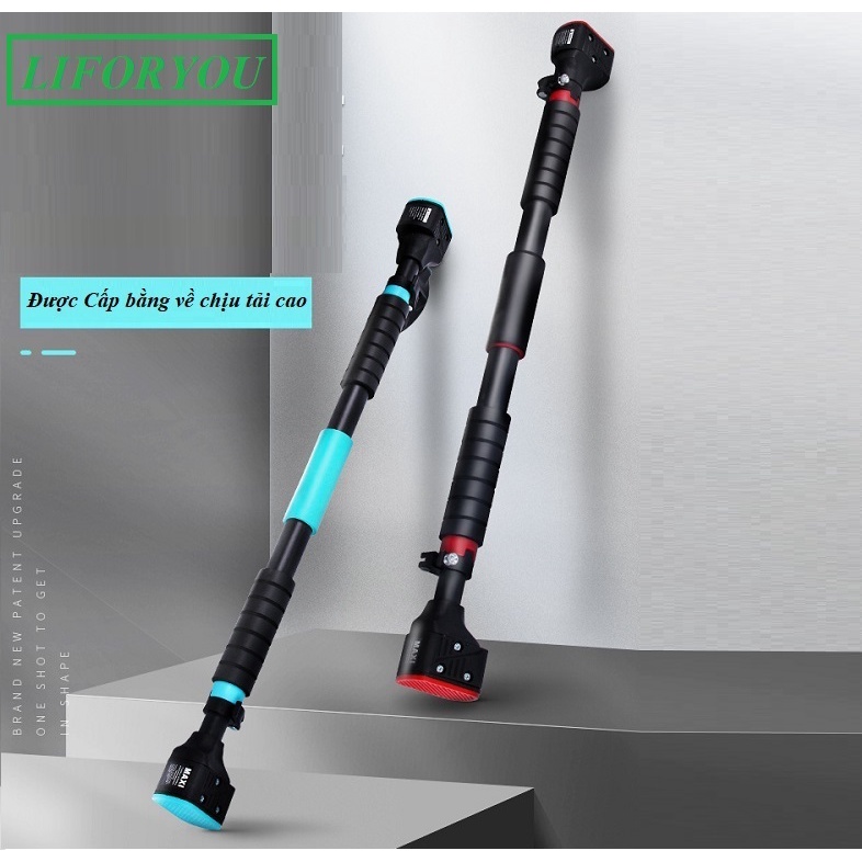 Thanh xà đơn treo tường chốt chống xoay điều chỉnh chịu lực 250kg tập gym tại nhà GYGA Không Cần Khoan Vít