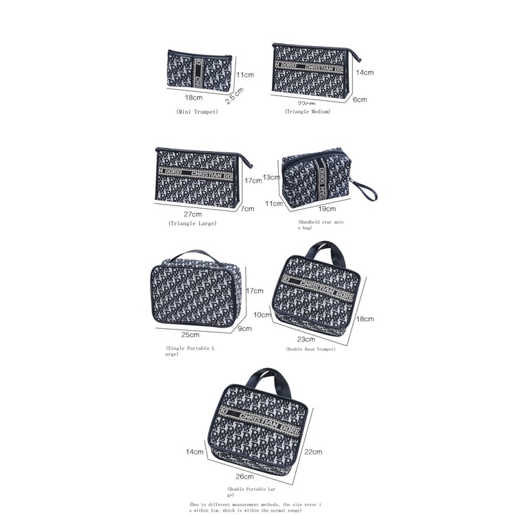 Túi Đựng Cọ Trang Điểm Sức Chứa Lớn Thiết Kế Đơn Giản Thời Trang Theo Phong Cách Hàn Quốc Cho Nữ