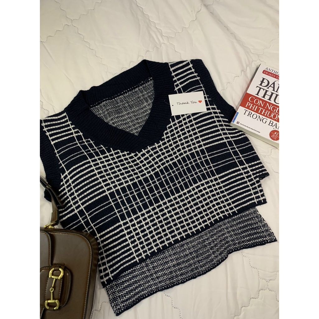 Áo Gile Kiểu Cách Dáng Croptop