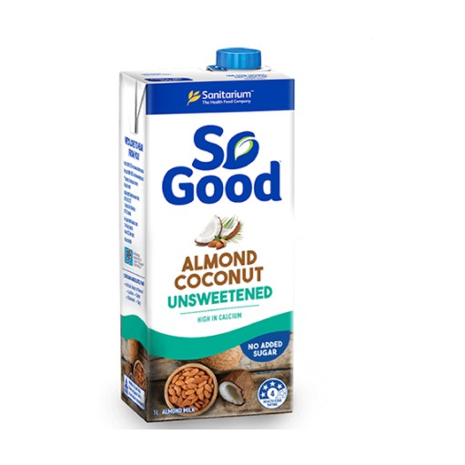 Sữa Dừa Hạnh Nhân Không Đường hiệu So Good 1L