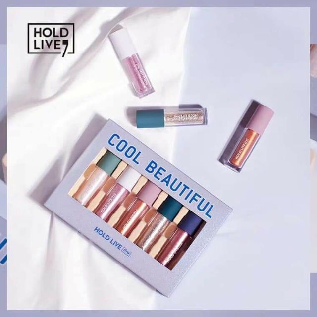 Set Nhũ Mắt 5 Cây Hold Live Cool Beautiful