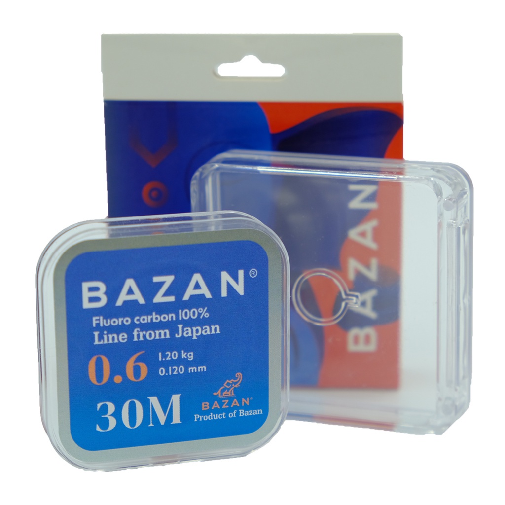 Dây thẻo Bazan Fluorocarbon nhiều size x 30m