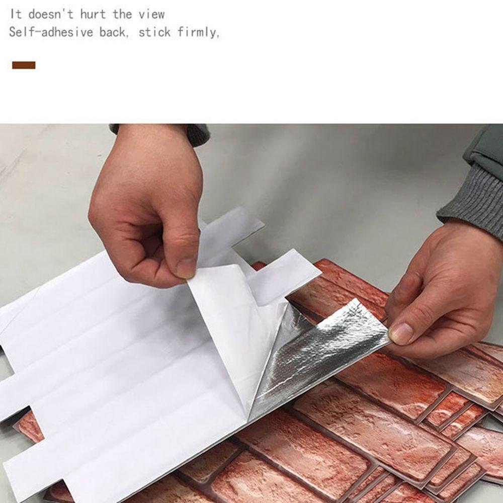 Sticker Dán Tường Tự Dính Chống Thấm Nước Họa Tiết 3D Trang Trí Phòng Ngủ